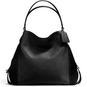 COACH Edie Shoulder Bag 42In Mixed Leathers